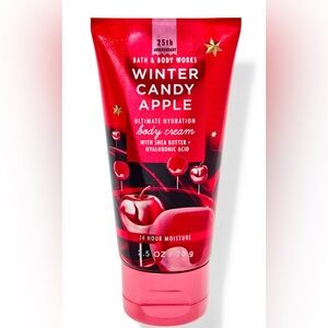 Brand New Bath and Body Works Winter Candy Apple body cream 🍎